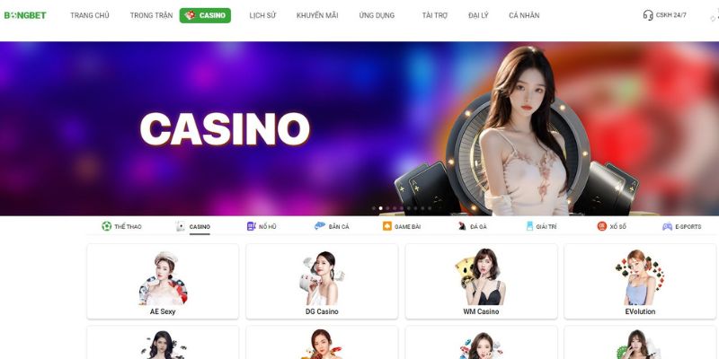 BONGBET  - thương hiệu casino trực tuyến uy tín nhất 2023