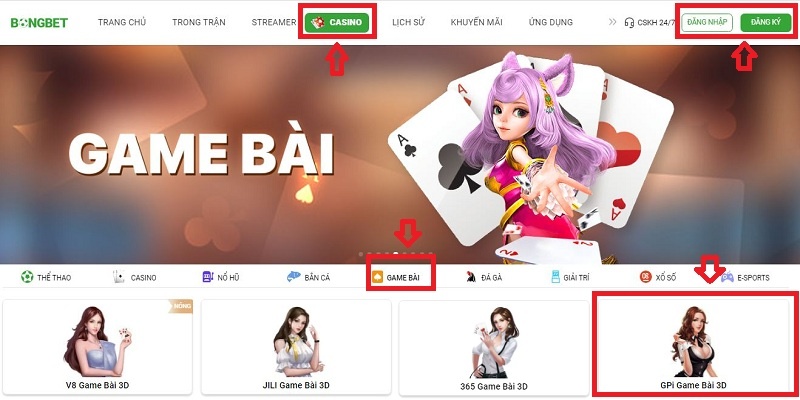 Hướng dẫn tham gia chơi game bài BONGBET cực dễ