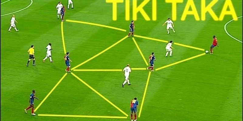 Lối chơi Tiki Taka là đỉnh cao của bóng đá tấn công