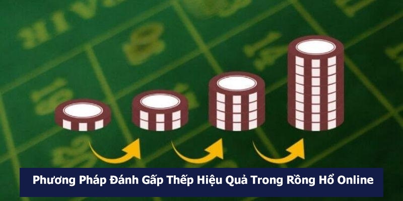 Cược gấp thếp là phương pháp hiệu quả khi chơi Rồng Hổ Online